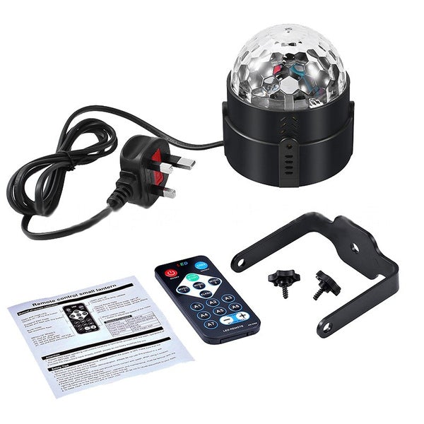 Sound Activated Rotating Disco Ball Party Lights Strobe Light Indoor Lighting - DailySale