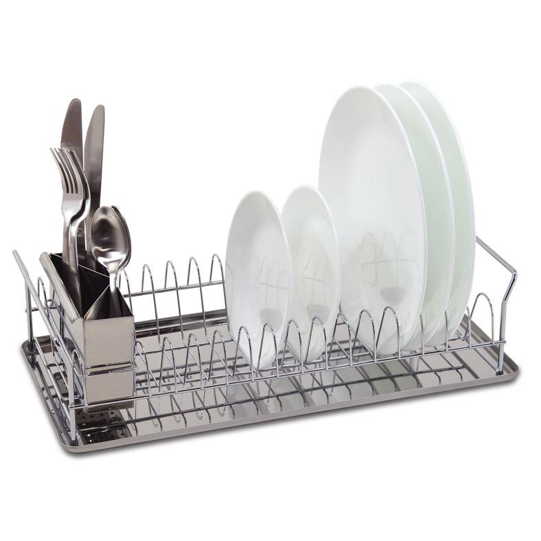 Space Saving Stainless Steel Chrome Dish Rack - Assorted Styles