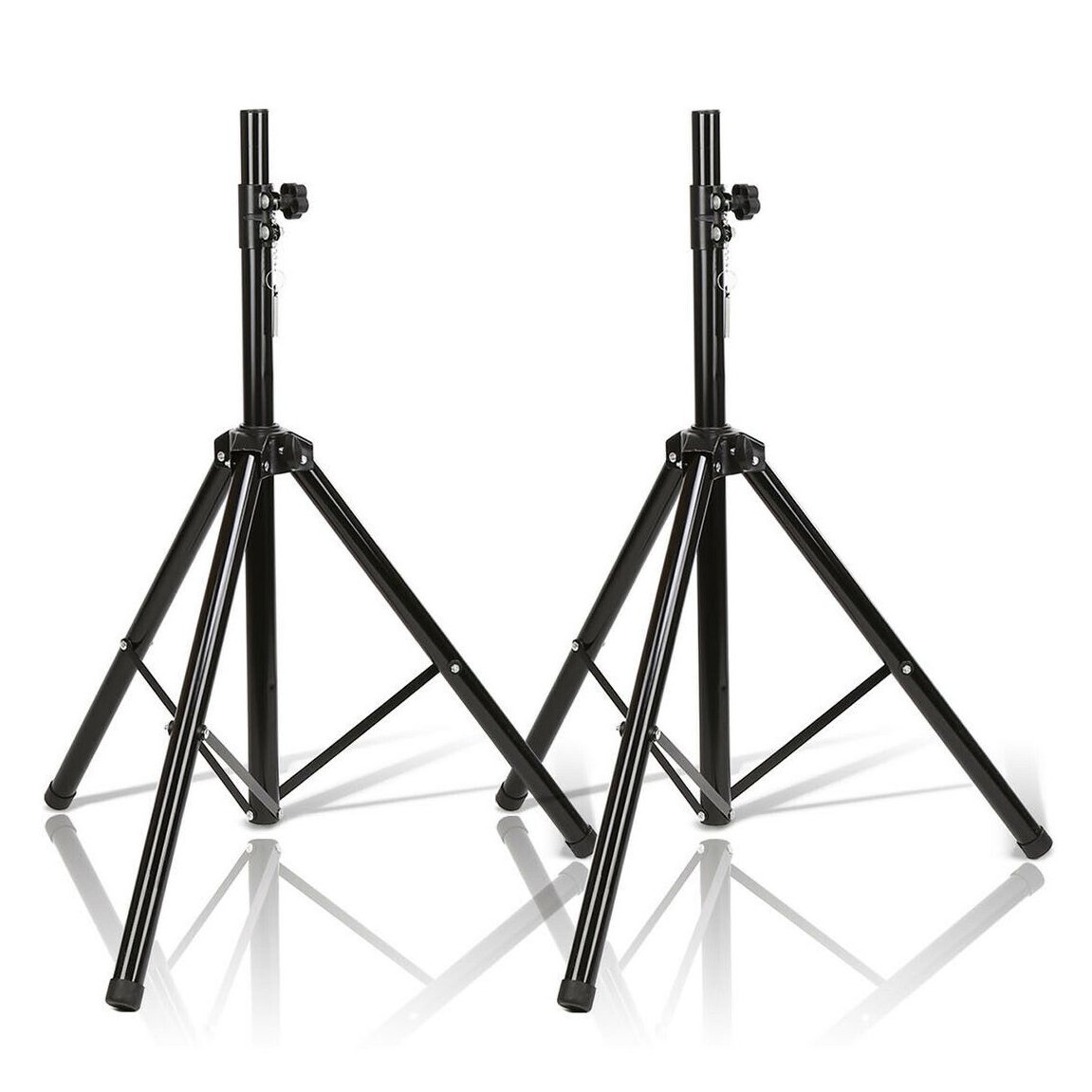 Speaker Tripod Stand Adjustable Height Heavy Duty Holder Headphones & Audio 2-Pack - DailySale