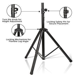 Speaker Tripod Stand Adjustable Height Heavy Duty Holder Headphones & Audio - DailySale