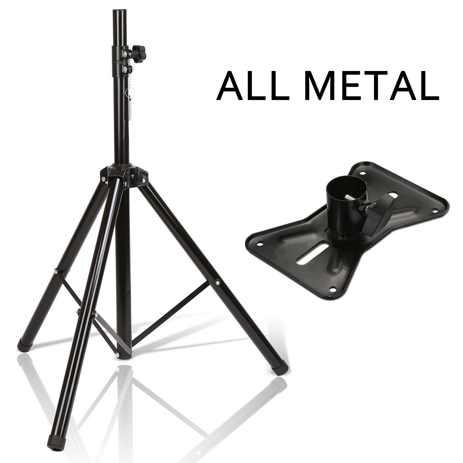 Speaker Tripod Stand Adjustable Height Heavy Duty Holder Headphones & Audio - DailySale