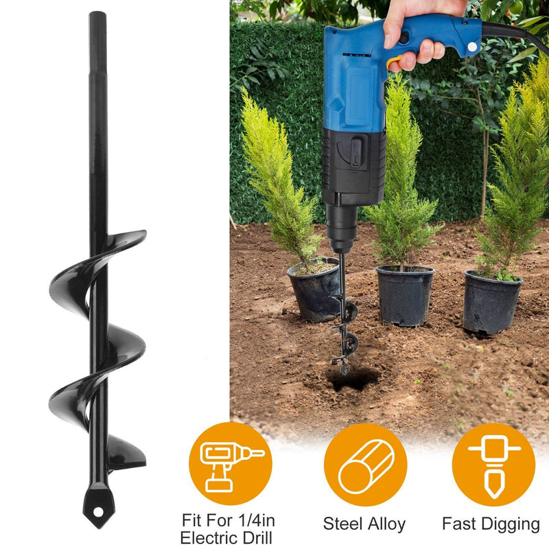 Spiral Drill Bit Gardening Auger Garden & Patio - DailySale