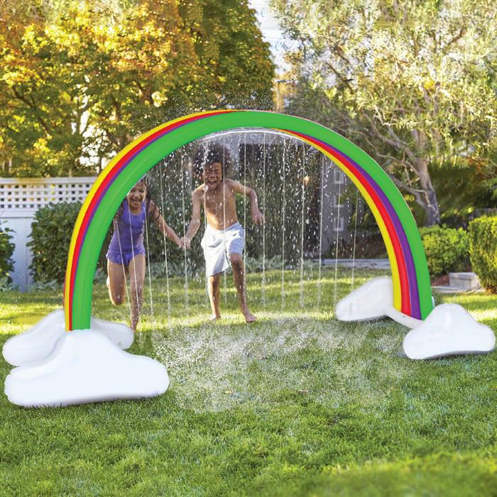 Splash Buddies Kids Rainbow Arch Outdoor Water Sprinkler Sports & Outdoors - DailySale
