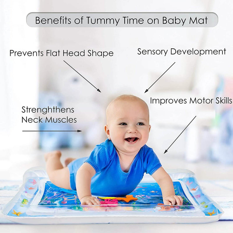 Splashin' Kids Inflatable Tummy Time Premium Water Mat Infants and Toddlers Toys & Games - DailySale