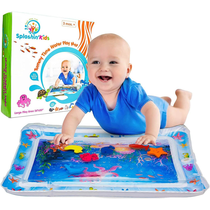 Splashin' Kids Inflatable Tummy Time Premium Water Mat Infants and Toddlers Toys & Games - DailySale
