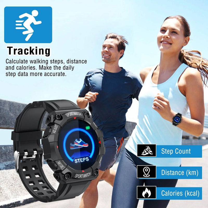 Sport Bracelet with Heart Rate Blood Pressure Sleep Monitor Smart Watches - DailySale