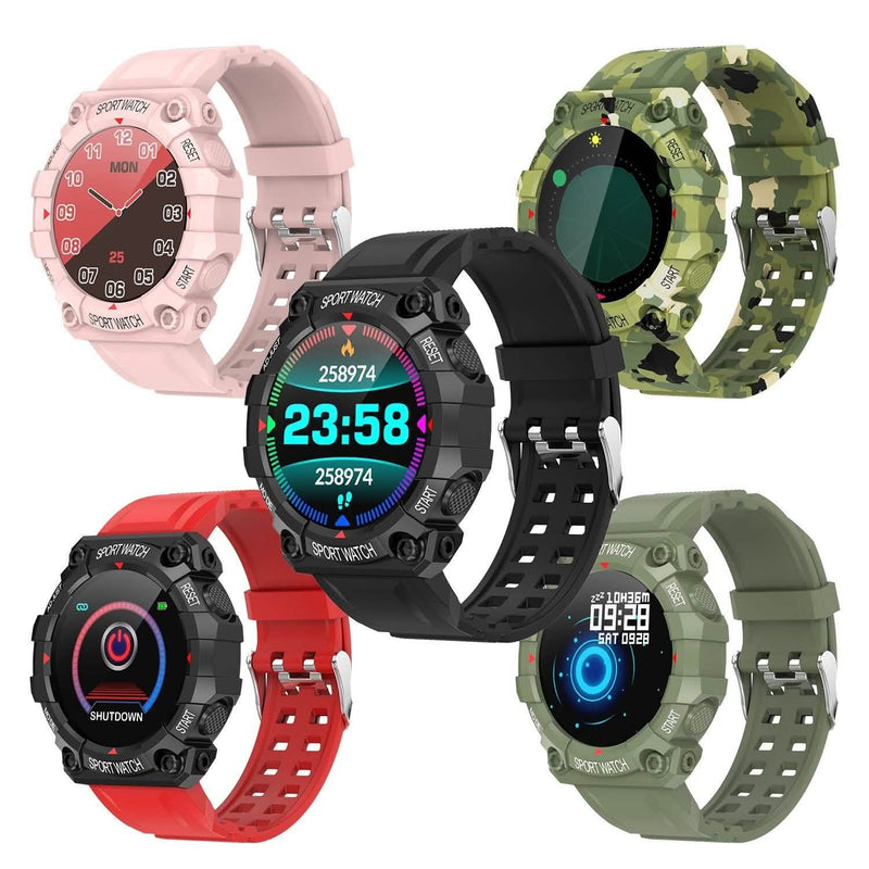 Sport Bracelet with Heart Rate Blood Pressure Sleep Monitor Smart Watches - DailySale