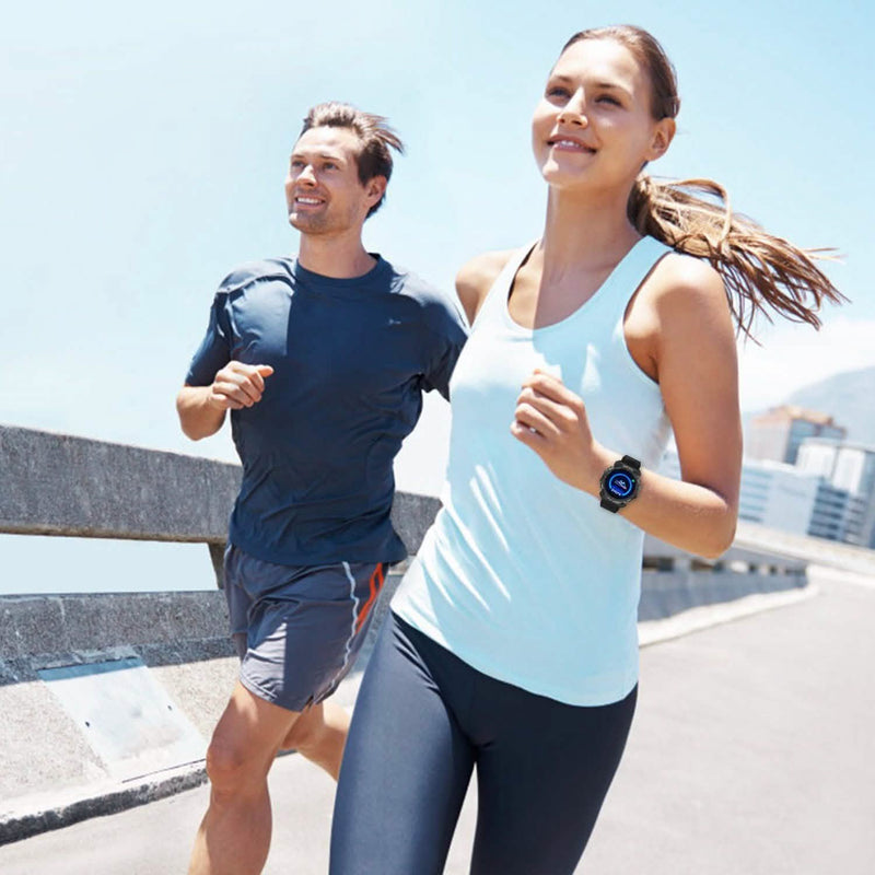 Sport Bracelet with Heart Rate Blood Pressure Sleep Monitor Smart Watches - DailySale