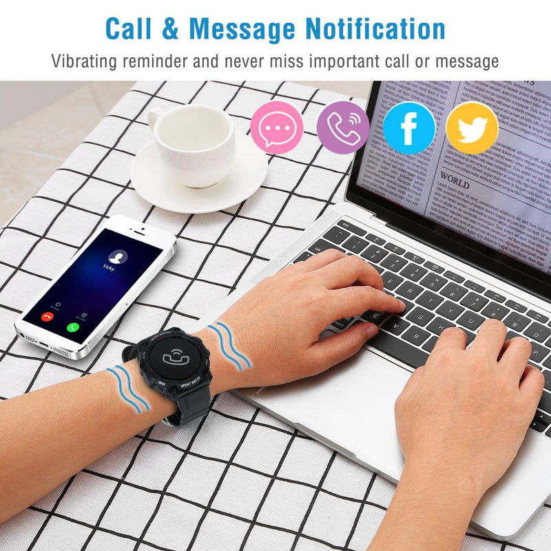 Sport Bracelet with Heart Rate Blood Pressure Sleep Monitor Smart Watches - DailySale