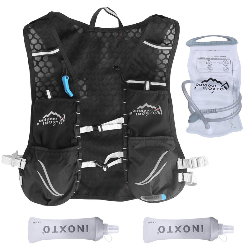 Sport Hydration Vest Running Backpack with 15oz, 50oz Water Bladder Sports & Outdoors - DailySale
