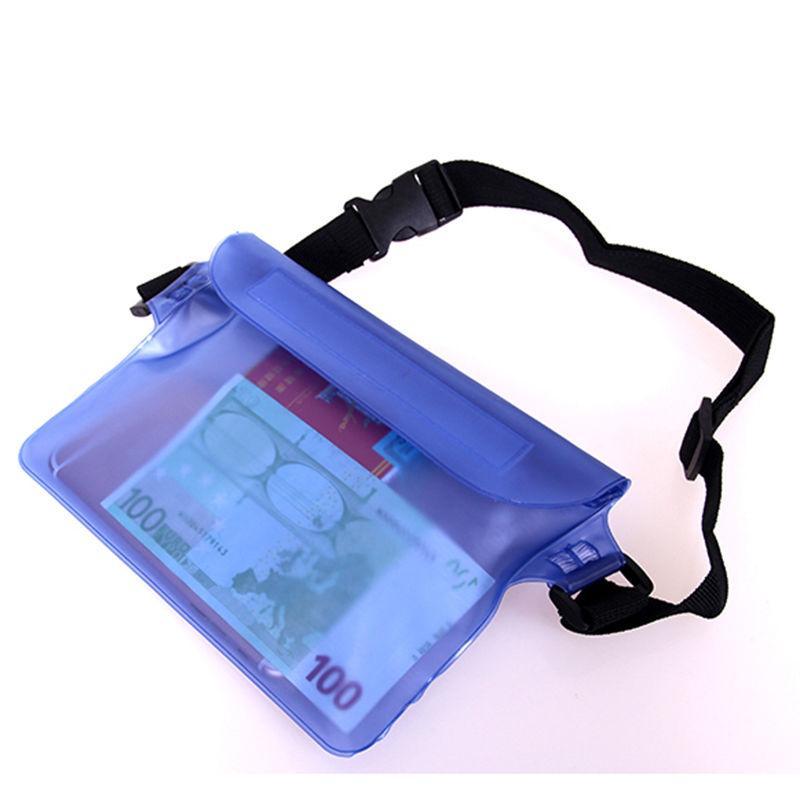 Sport Swimming Beach Waterproof Waist Bag Pouch Dry Case Fanny Pack Pocket Bags & Travel Blue - DailySale
