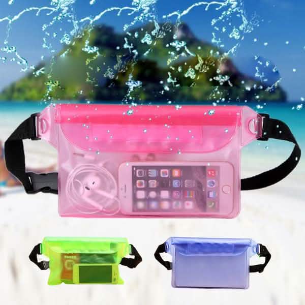Sport Swimming Beach Waterproof Waist Bag Pouch Dry Case Fanny Pack Pocket Bags & Travel - DailySale