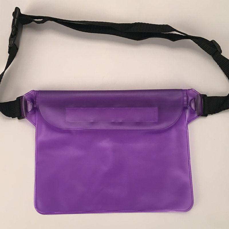 Sport Swimming Beach Waterproof Waist Bag Pouch Dry Case Fanny Pack Pocket Bags & Travel Purple - DailySale