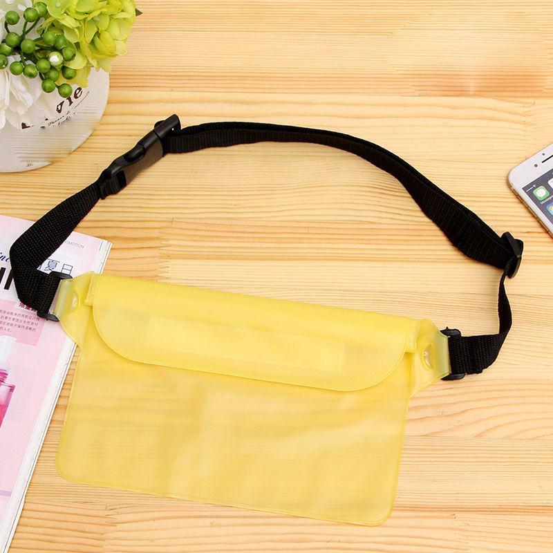 Sport Swimming Beach Waterproof Waist Bag Pouch Dry Case Fanny Pack Pocket Bags & Travel Yellow - DailySale