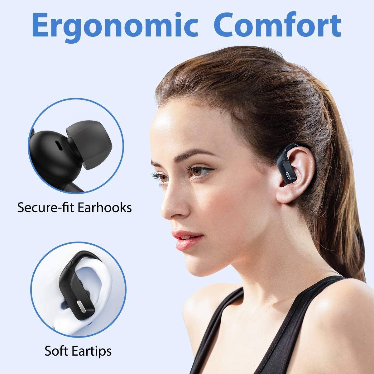 Sports Bluetooth Wireless Earbuds with Microphone Headphones & Audio - DailySale