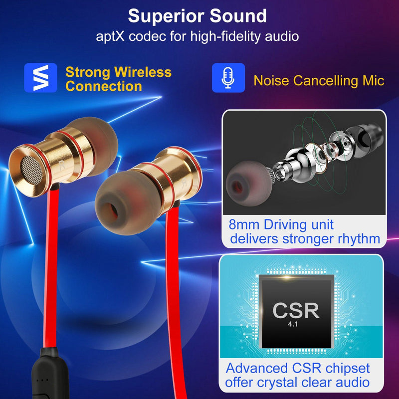 Sports Headset Wireless V4.1 In-Ear Headphones Headphones & Audio - DailySale