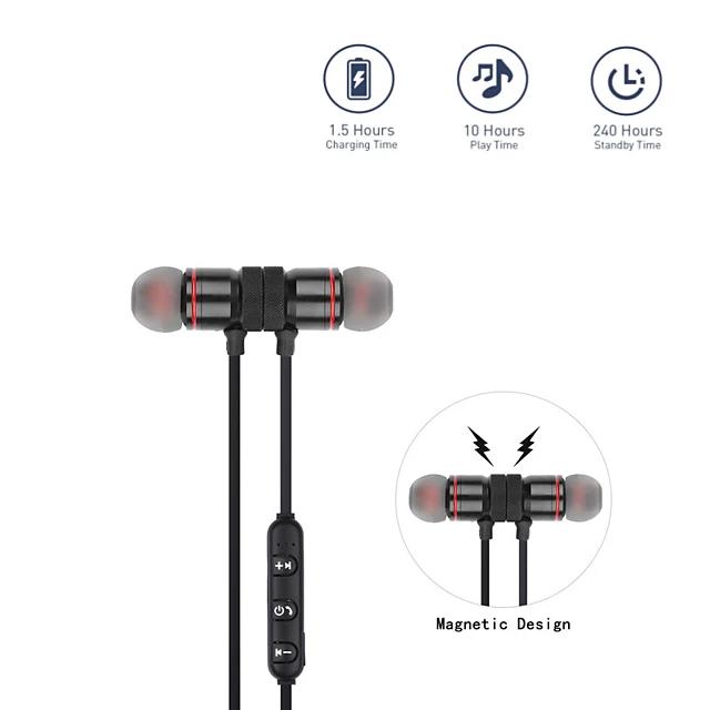 Sports Neckband Magnetic Wireless Bluetooth Earphones Headphones & Audio - DailySale