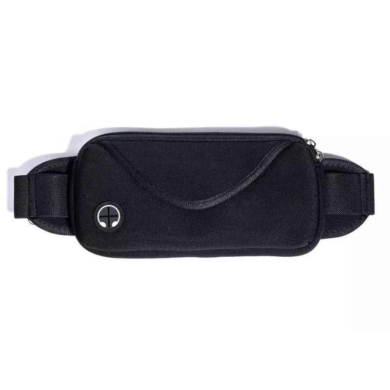 Sports Pouch Running Belt Fanny Pack Water Resistance with Adjustable Strap Sports & Outdoors Black - DailySale