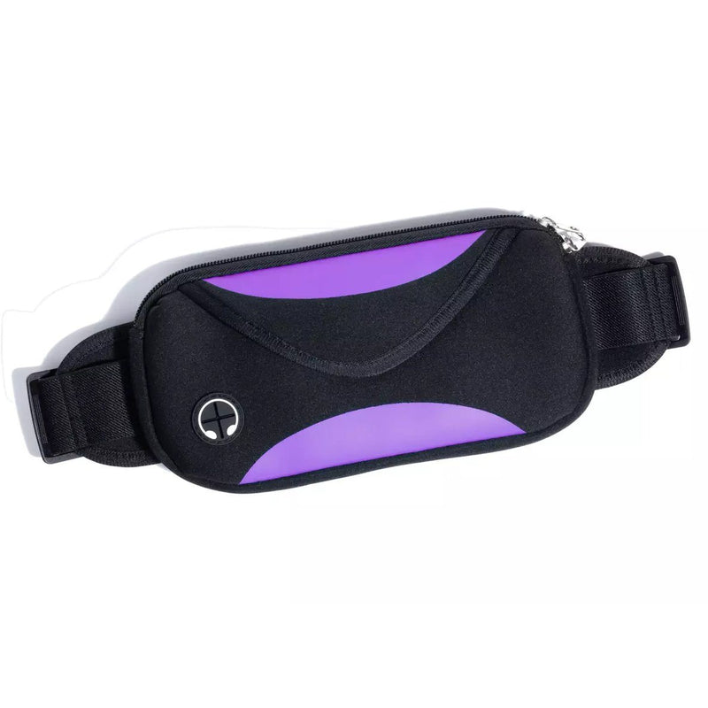 Sports Pouch Running Belt Fanny Pack Water Resistance with Adjustable Strap Sports & Outdoors Purple - DailySale
