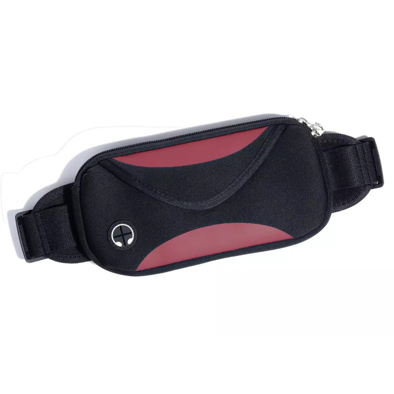Sports Pouch Running Belt Fanny Pack Water Resistance with Adjustable Strap Sports & Outdoors Red - DailySale