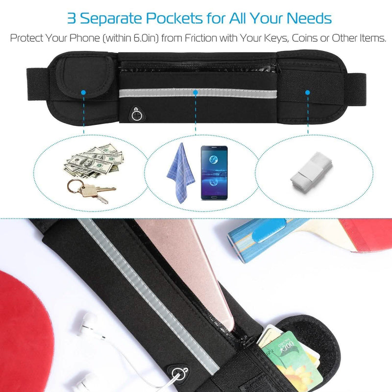 Sports Waist Bag Running Belt Pack Sports & Outdoors - DailySale