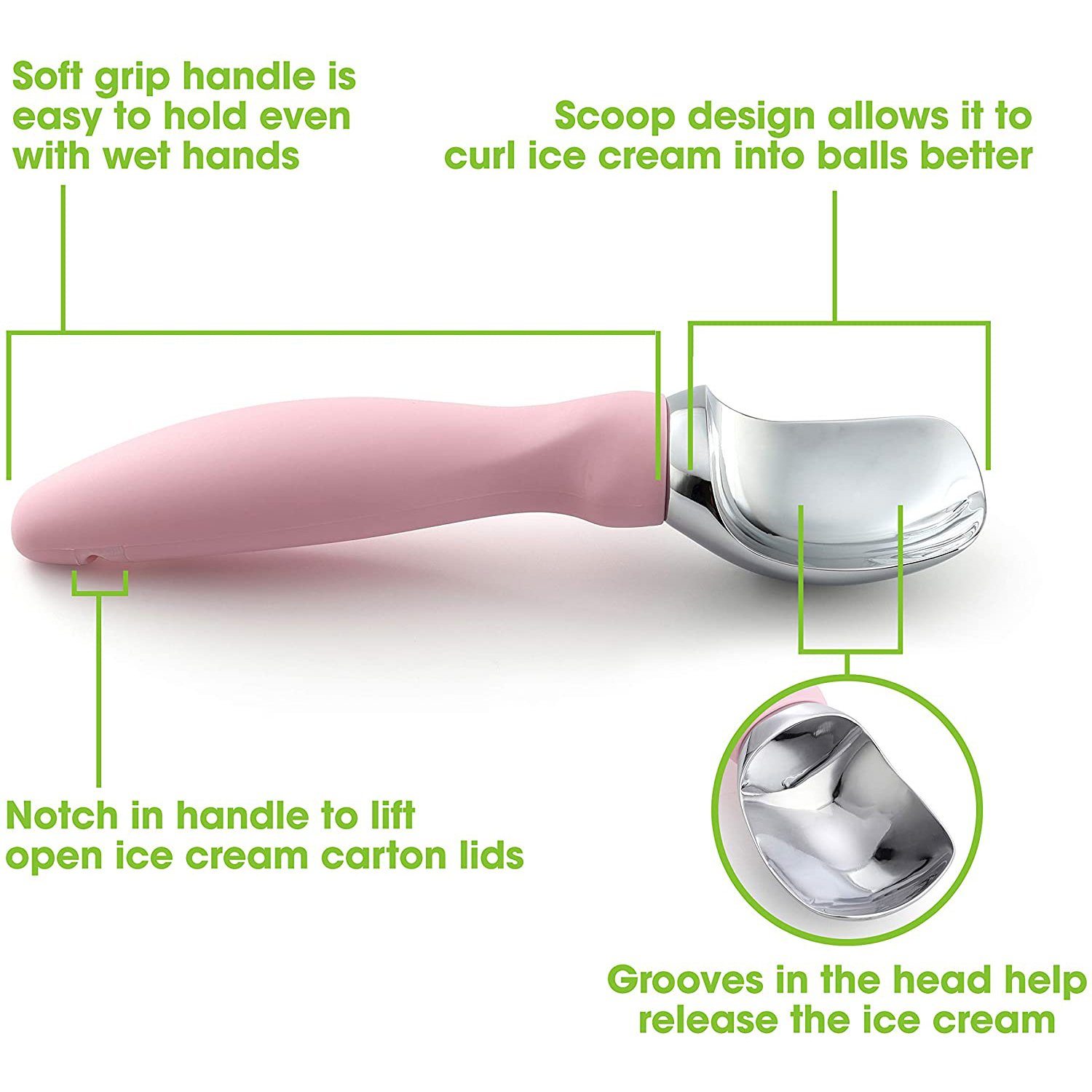 Spring Chef Ice Cream Scoop Kitchen & Dining - DailySale