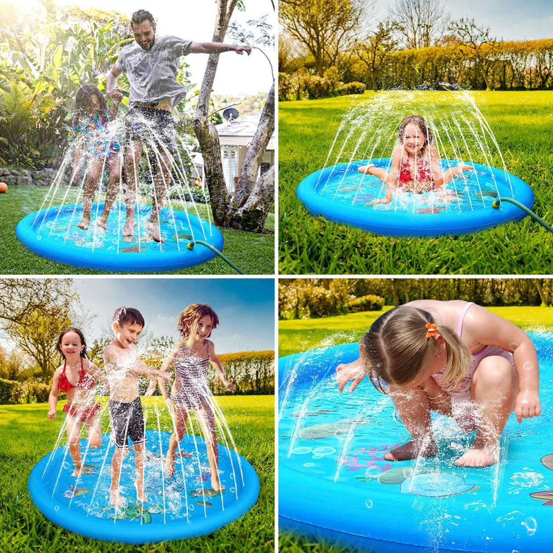 Sprinkler and Splash Pad for Kids Sports & Outdoors - DailySale
