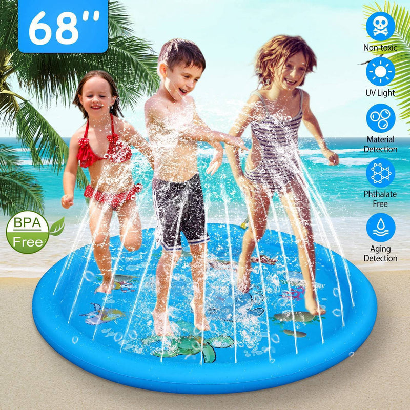 Sprinkler and Splash Pad for Kids Sports & Outdoors - DailySale