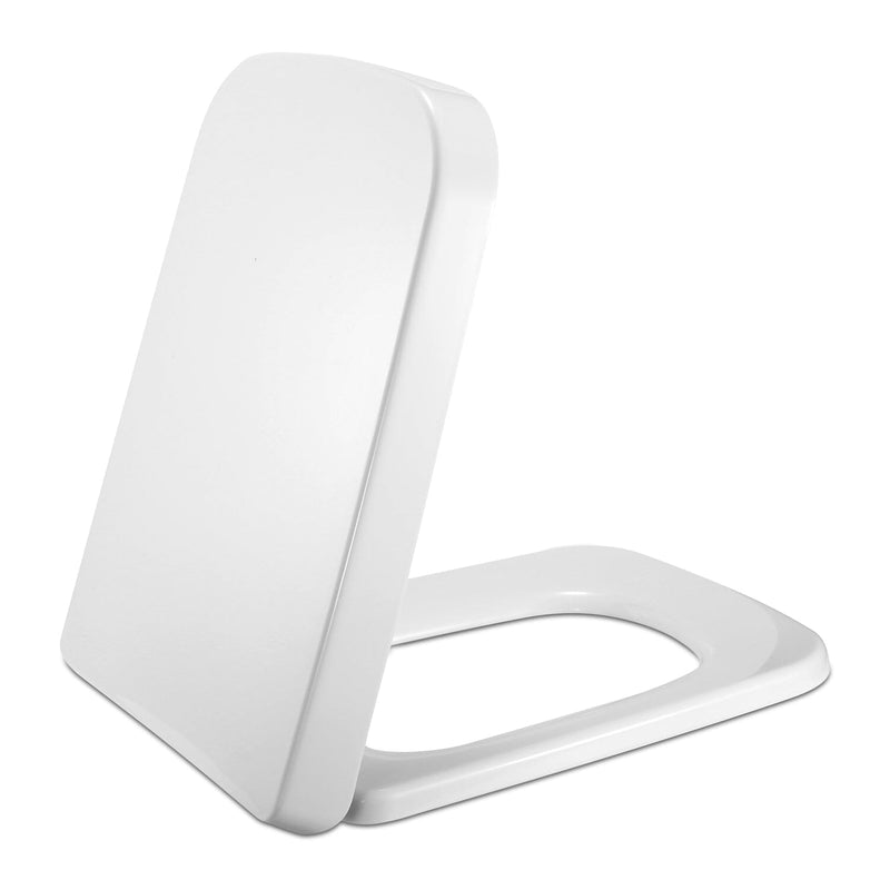 Square Toilet Seat with Grip-Tight Seat Bumpers Bath - DailySale