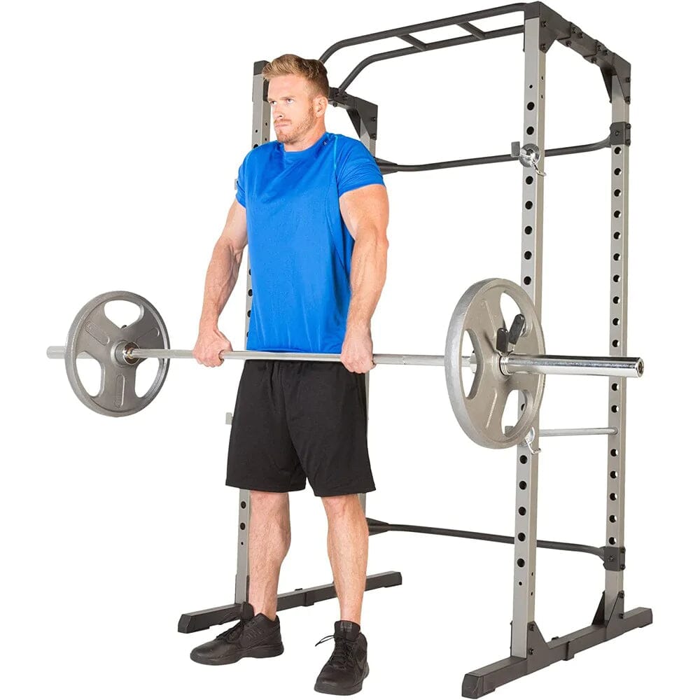 Squat Rack Strength Training Power Cage Fitness - DailySale