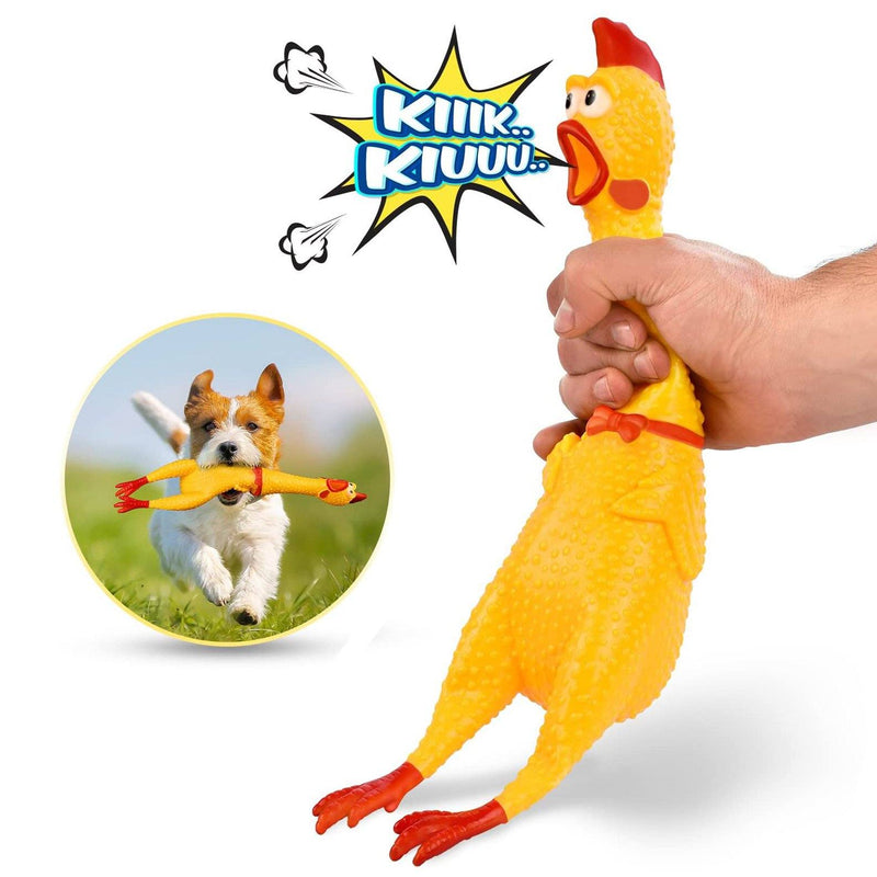 Squeaking Chicken Toy for Kids & Pets Toys & Games - DailySale