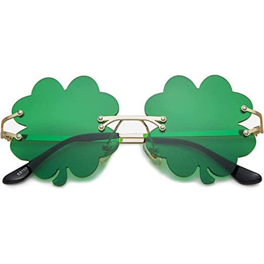 St. Patrick’s Day Irish Shamrock Sunglasses Holiday Decor & Apparel Green - DailySale