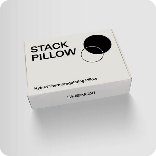 Stack Pillow with Dual Layers Balance, Adjustable Height, Suitable for All Sleeping Positions Bedding - DailySale