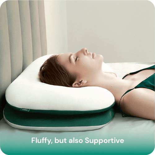 Stack Pillow with Dual Layers Balance, Adjustable Height, Suitable for All Sleeping Positions Bedding - DailySale