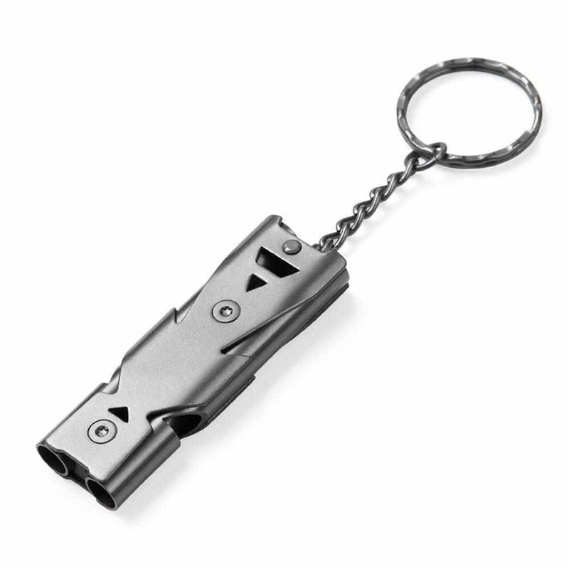 Stainless Emergency Outdoor Survival Whistle Sports & Outdoors Black - DailySale