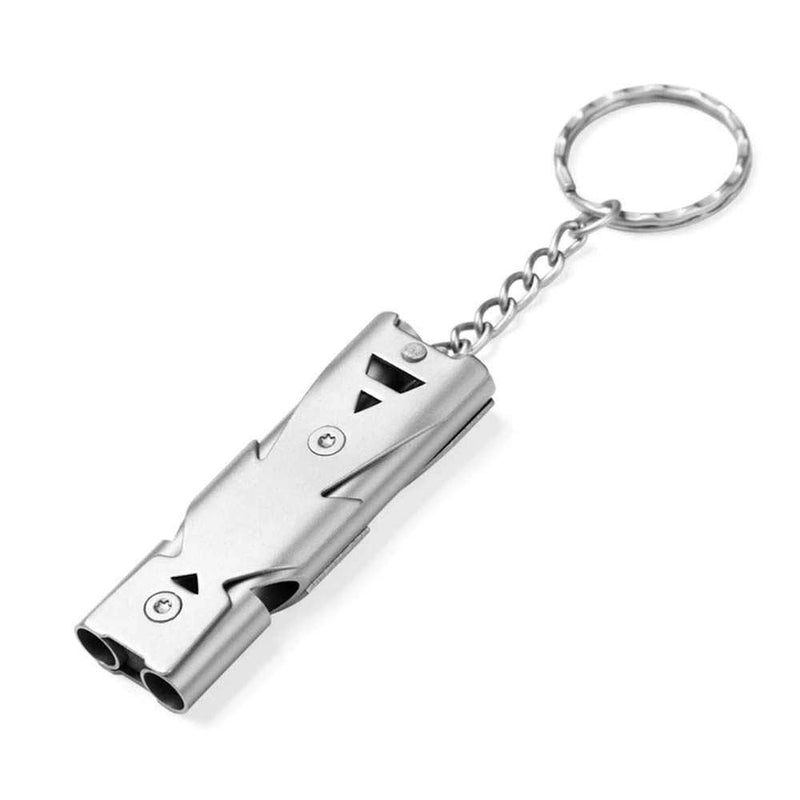 Stainless Emergency Outdoor Survival Whistle Sports & Outdoors Silver - DailySale