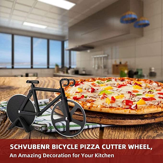 Stainless Steel Bicycle Pizza Cutter Kitchen Tools & Gadgets - DailySale