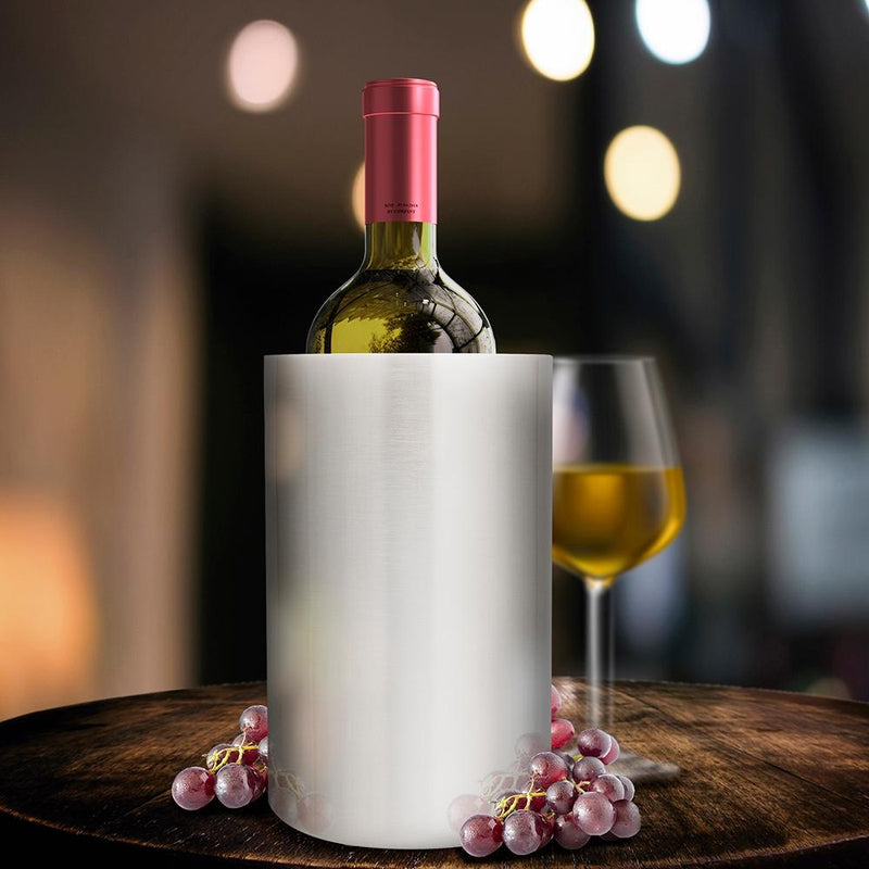 Stainless Steel Double Walled Insulation Wine Chiller Kitchen Essentials - DailySale