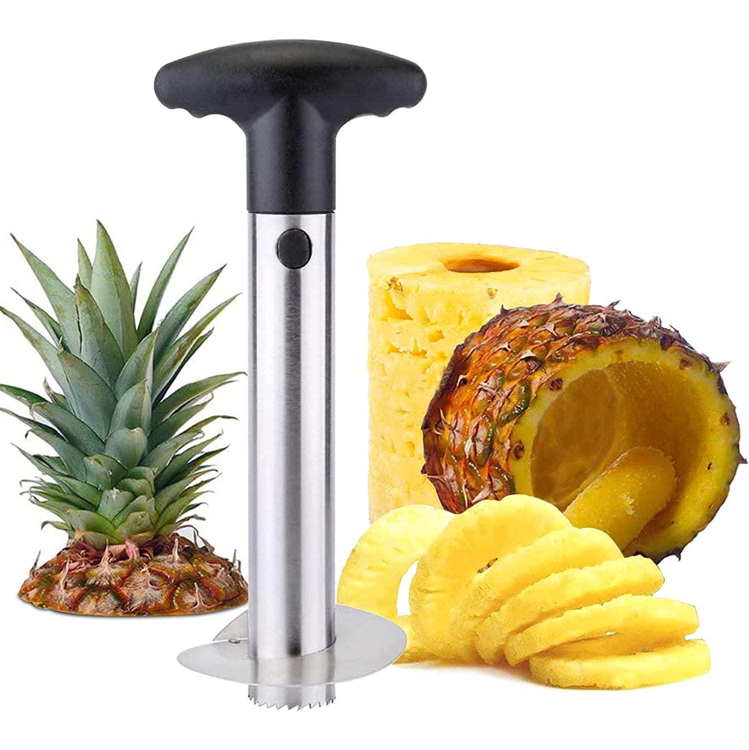 Stainless Steel Fruit Pineapple Peeler Cutter Kitchen Tools & Gadgets - DailySale