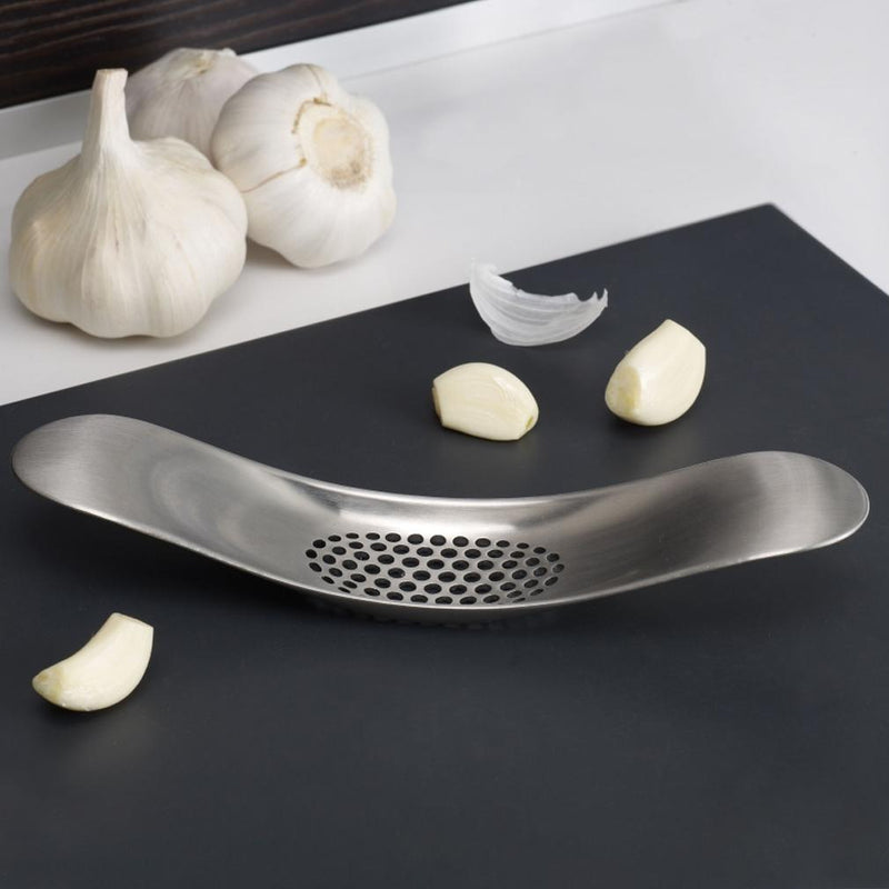 Stainless Steel Garlic Crusher Press Mincer Kitchen Essentials - DailySale