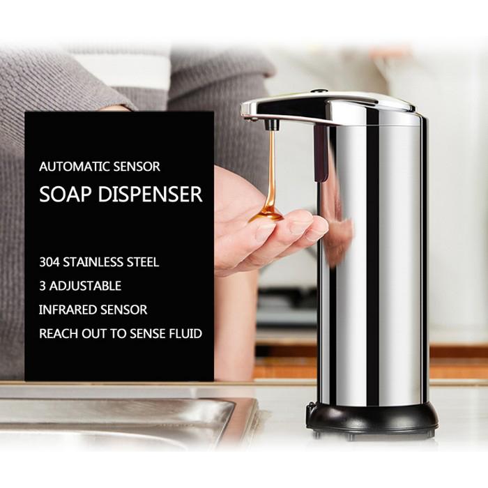 Stainless Steel Hands-Free Electric Sensor Soap Dispenser Bath - DailySale