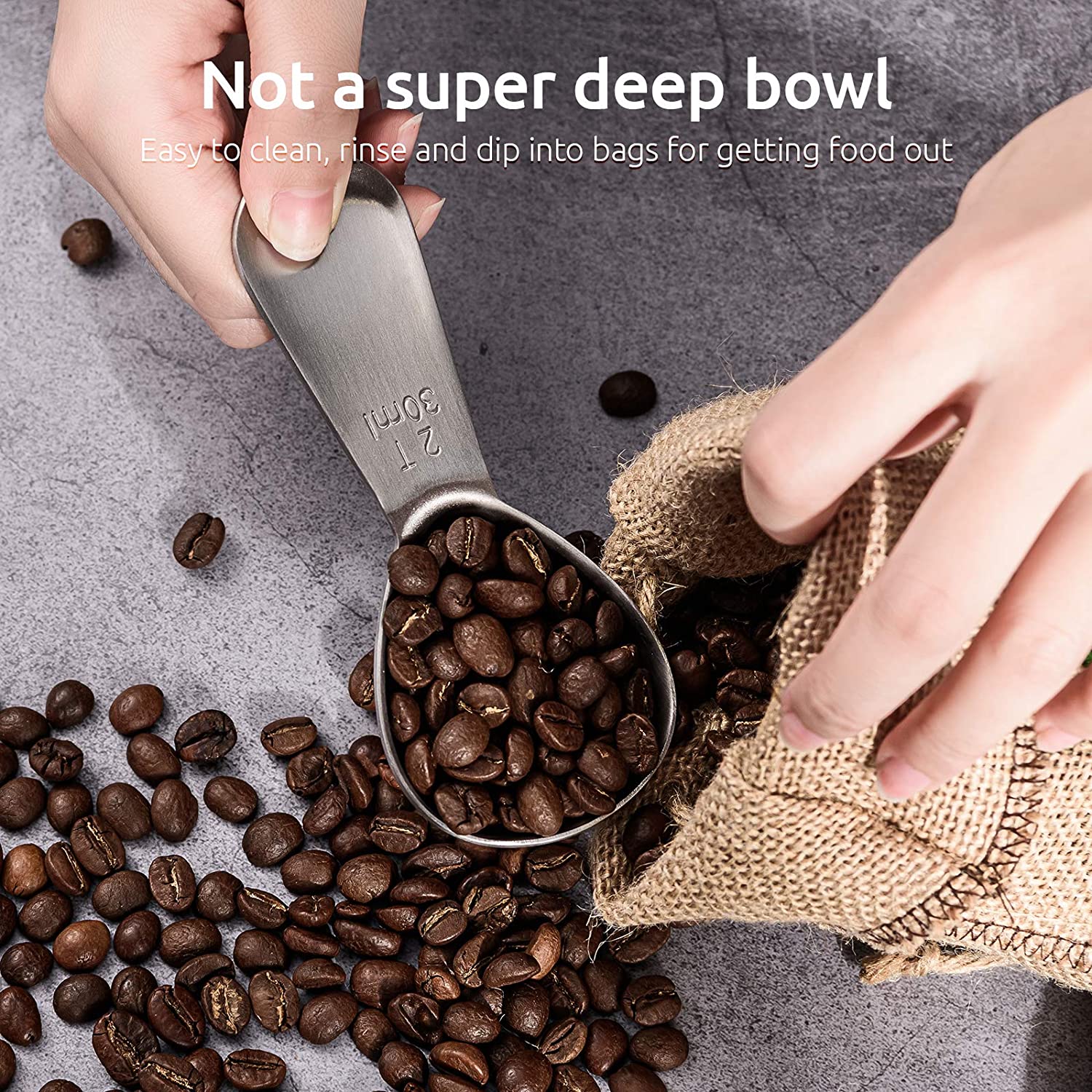 Stainless Steel Measuring Coffee Scoop Kitchen & Dining - DailySale