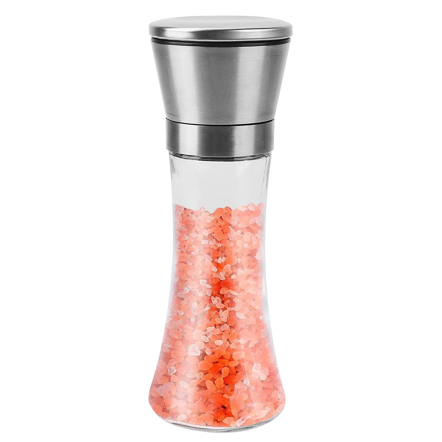 Stainless Steel Salt Pepper Grinder with Adjustable Coarseness Kitchen & Dining - DailySale