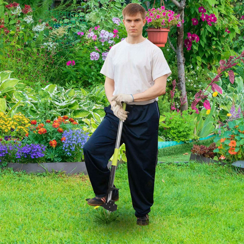 Standup Aluminum Weed Puller with 4 Claws Garden & Patio - DailySale