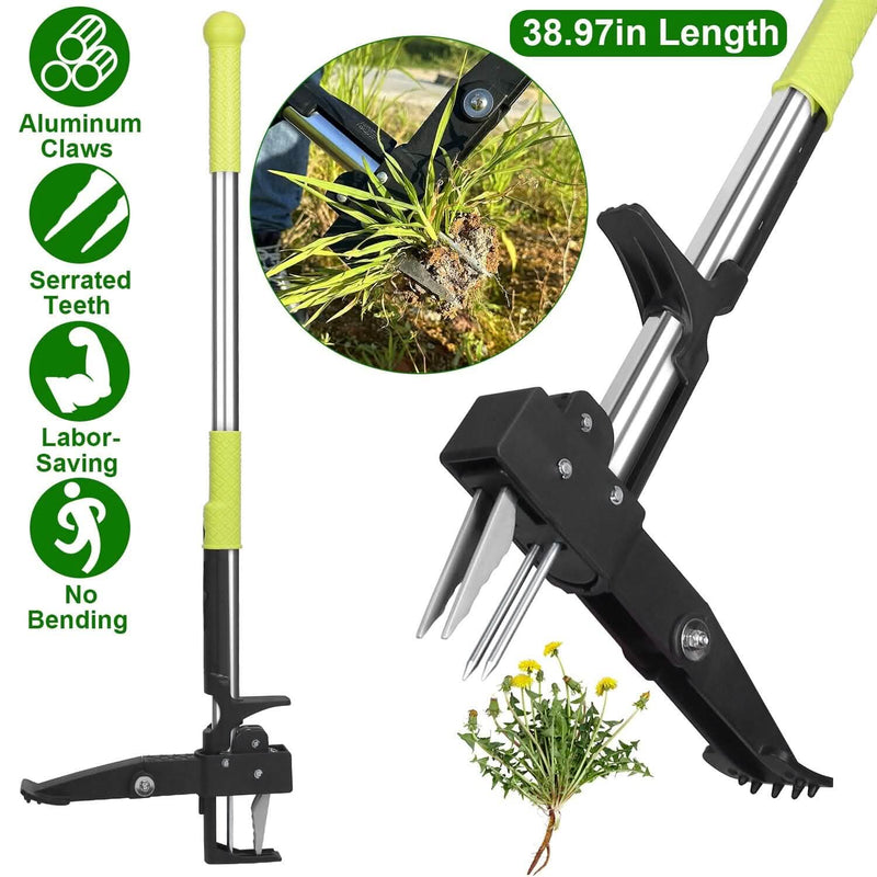 Standup Aluminum Weed Puller with 4 Claws Garden & Patio - DailySale