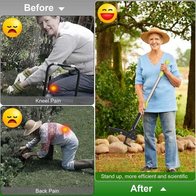 Standup Aluminum Weed Puller with 4 Claws Garden & Patio - DailySale