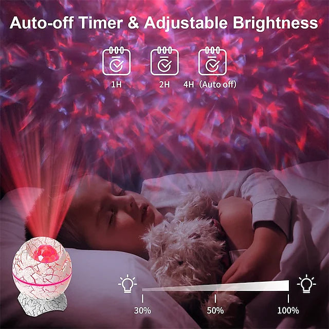 Star Projector Bluetooth Speaker LED Night Light Indoor Lighting - DailySale