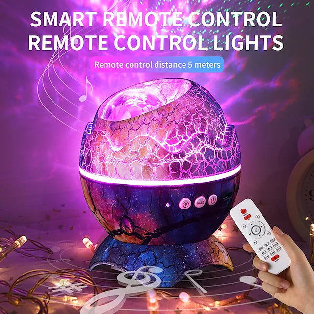 Star Projector Bluetooth Speaker LED Night Light Indoor Lighting - DailySale