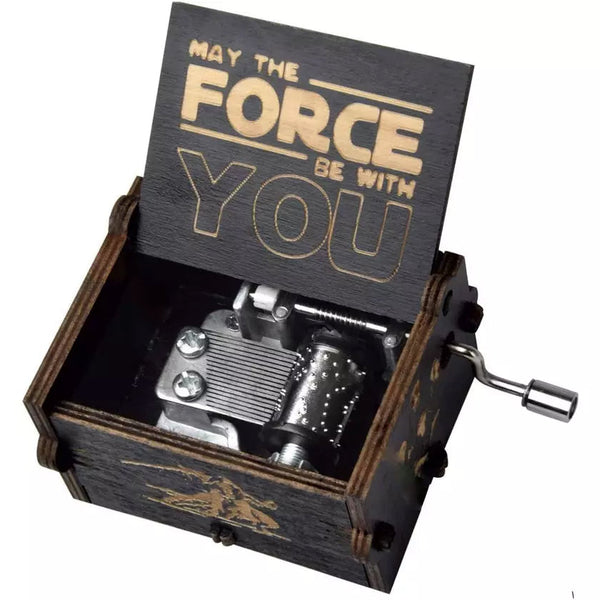 Star Wars Engraved Wooden Music Box Everything Else - DailySale