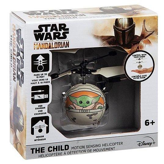 Star Wars The Mandalorian The Child In Pram Motion Sensing UFO Ball Helicopter